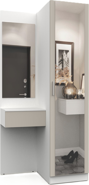 Изображение товара Секция в прихожую Интермебель Марсель-153 / МР 01-153 (кашемир)