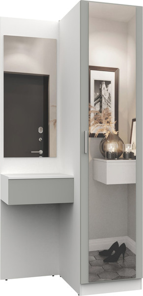 Изображение товара Секция в прихожую Интермебель Марсель-153 / МР 01-153 (шиншилла серая)