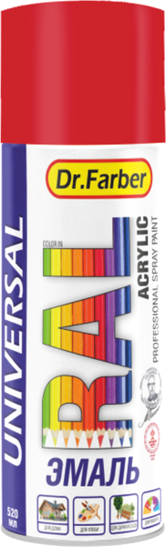 Изображение товара Эмаль MAV Dr.Farber Акриловая универсальная RAL 6029 (520мл, мятно-зеленый глянцевый)