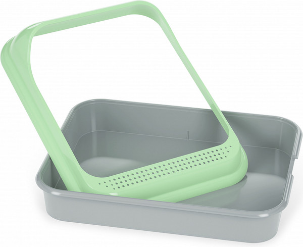 Изображение товара Туалет-лоток Альтернатива Барсик / М6931 (зеленый/серый)