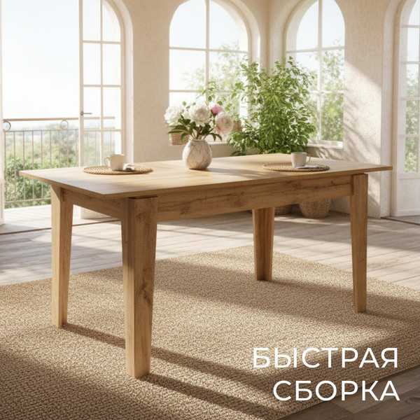 Изображение товара Обеденный стол Mio Tesoro Hit (дуб вотан)