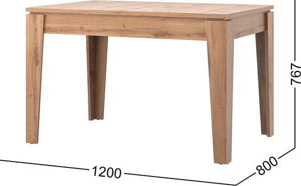 Изображение товара Обеденный стол Mio Tesoro Hit (дуб вотан)