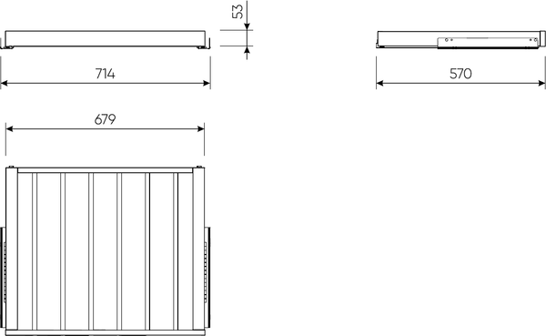 Изображение товара Вешалка выдвижная Mio Tesoro Макс 2.06.19.500.1 75x58 (белый)