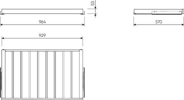 Изображение товара Вешалка выдвижная Mio Tesoro Макс 2.06.19.520.1 100x58 (белый)