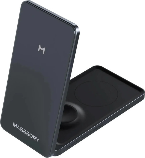 Изображение товара Зарядное устройство беспроводное Magssory Flip WCH014 (антрацит)