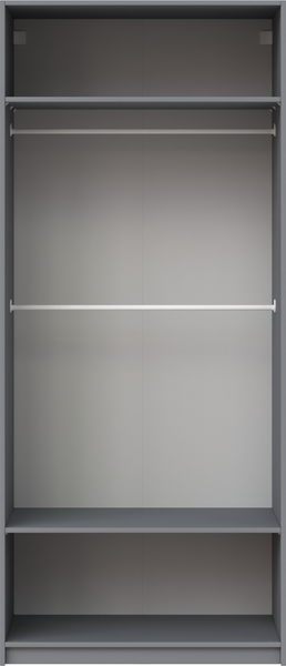 Изображение товара Каркас шкафа Mio Tesoro Макс 100x58x233 2.06.07.250.4 (серый)