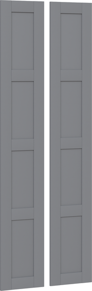 Изображение товара Комплект дверей для корпусной мебели Mio Tesoro Макс 2.06.14.360.4 (серый)