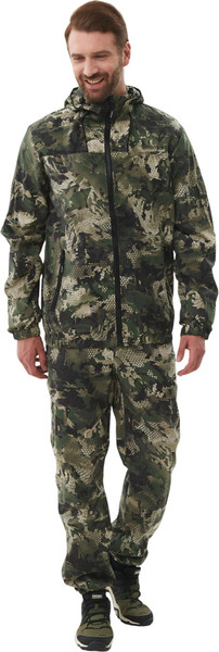 Изображение товара Костюм для охоты и рыбалки Huntsman Стрелок Антимоскит Зеленый питон Сорочка Смесовая (р.44-46/182-188)