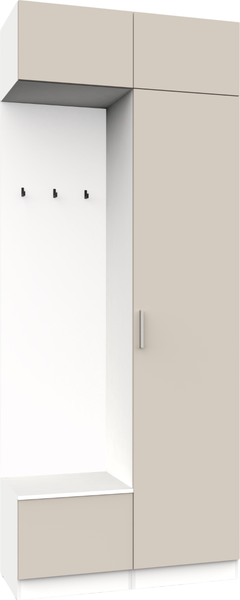 Изображение товара Секция в прихожую Интермебель Марсель-201 / МР 01-201 (кашемир)