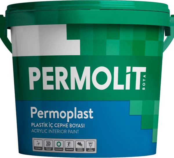 Изображение товара Краска PERMOLIT Permoplast Латексная интерьерная База 0P (2.5л, матовый)