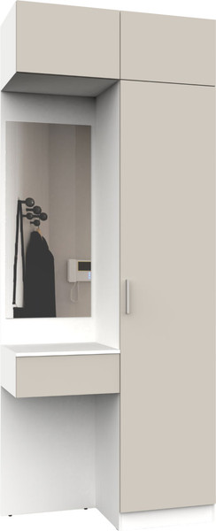 Изображение товара Секция в прихожую Интермебель Марсель-203 / МР 01-203 (кашемир)