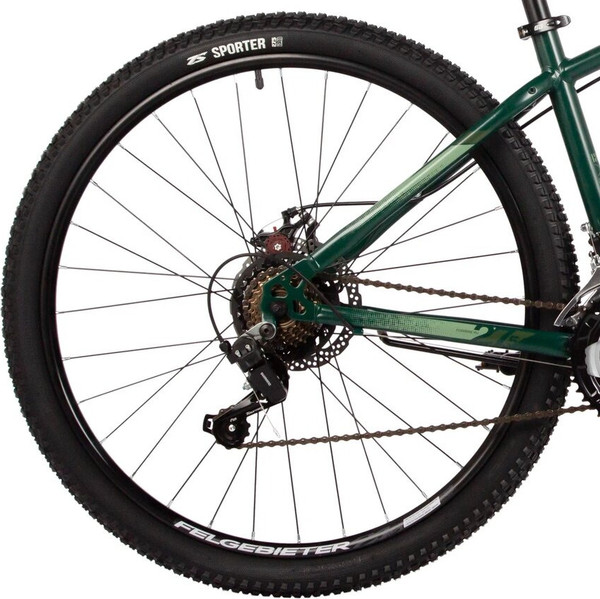 Изображение товара Велосипед Foxx Caiman 27.5 / 27SHD.CAIMAN.16GN5 (зеленый, разобранный, в коробке)