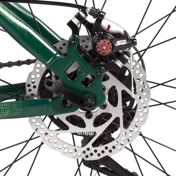 Изображение товара Велосипед Foxx Caiman 27.5 / 27SHD.CAIMAN.16GN5 (зеленый, разобранный, в коробке)