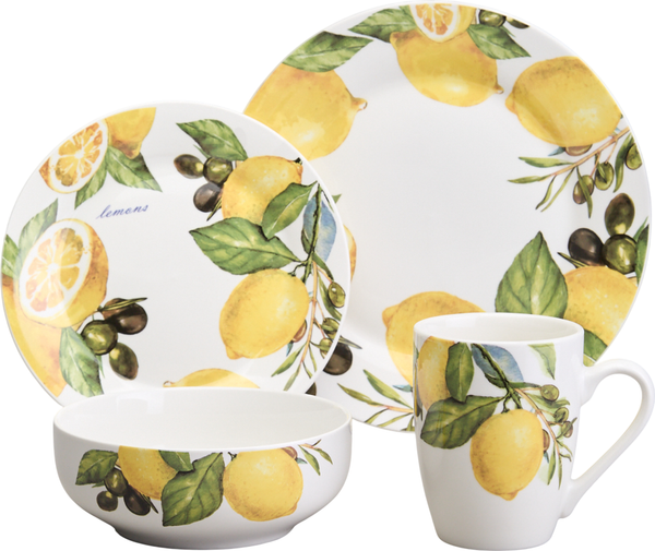 Изображение товара Набор столовой посуды Lefard Лемон три 358-2220