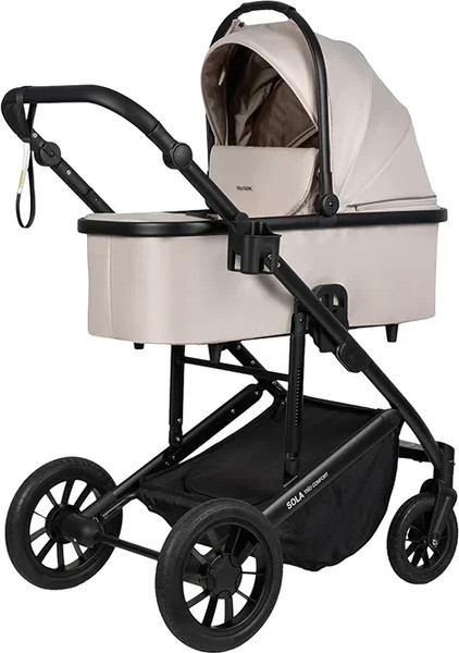 Изображение товара Детская универсальная коляска Farfello Sola Trio Comfort 3 в 1 / SOLA-7 (кремовый)