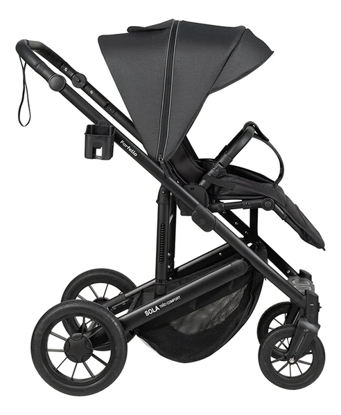 Изображение товара Детская универсальная коляска Farfello Sola Trio Comfort 3 в 1 / SOLA-10 (светло-черный)