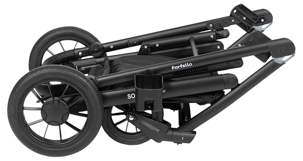 Изображение товара Детская универсальная коляска Farfello Sola Trio Comfort 3 в 1 / SOLA-10 (светло-черный)