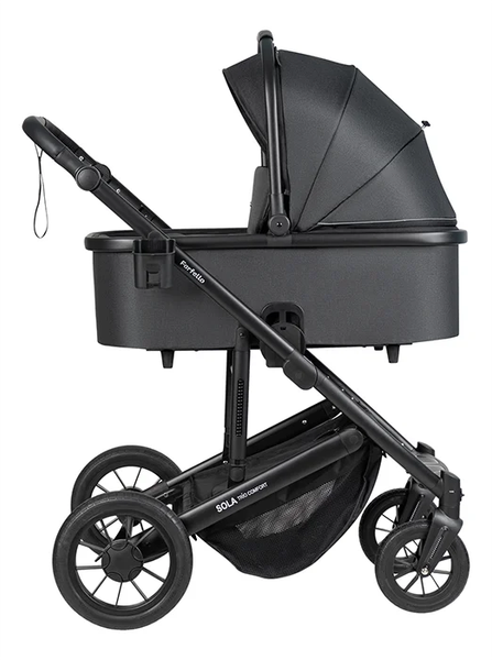 Изображение товара Детская универсальная коляска Farfello Sola Trio Comfort 3 в 1 / SOLA-10 (светло-черный)