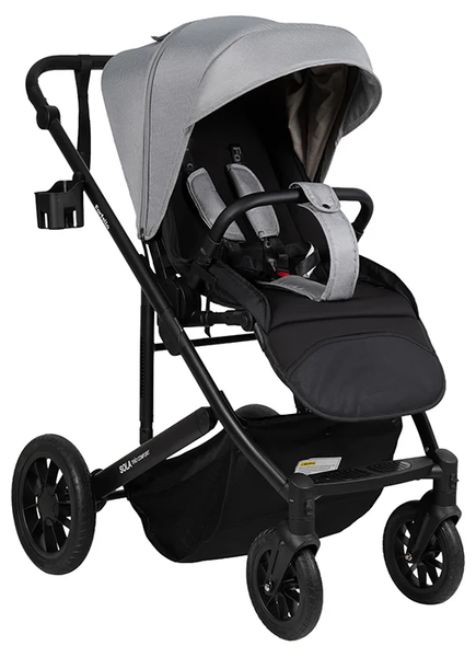 Изображение товара Детская универсальная коляска Farfello Sola Trio Comfort 3 в 1 / SOLA-8 (серебристый/серый)