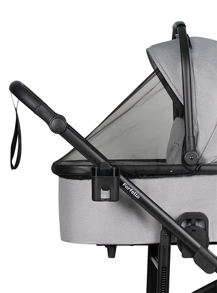 Изображение товара Детская универсальная коляска Farfello Sola Trio Comfort 3 в 1 / SOLA-8 (серебристый/серый)