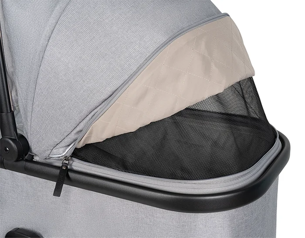 Изображение товара Детская универсальная коляска Farfello Sola Trio Comfort 3 в 1 / SOLA-8 (серебристый/серый)