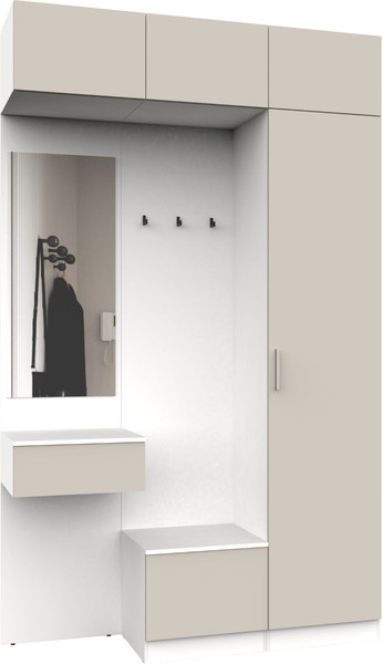 Изображение товара Секция в прихожую Интермебель Марсель-205 / МР 01-205 (кашемир)