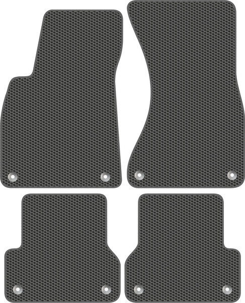 Изображение товара Комплект ковриков для авто Alicosta 0105_1_сер для Audi A7 хэтчбек 5дв/4G 2010-2018 (EVA соты, серый)