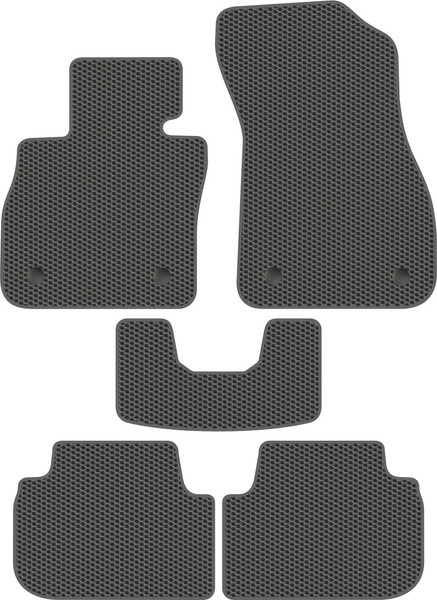 Изображение товара Комплект ковриков для авто Alicosta 2228_1_сер для BMW 2-Series I седан/F44 2019-2023 (EVA соты, серый)