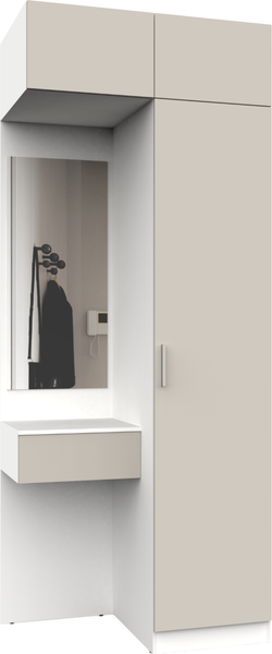 Изображение товара Секция в прихожую Интермебель Марсель-252 / МР 01-252 (кашемир)