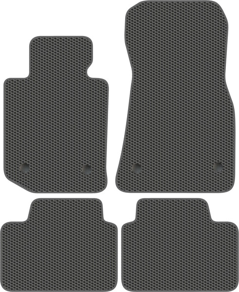 Изображение товара Комплект ковриков для авто Alicosta 0152_1_сер для BMW 3-Series VII седан/G20 2018-н.в. (EVA соты, серый)