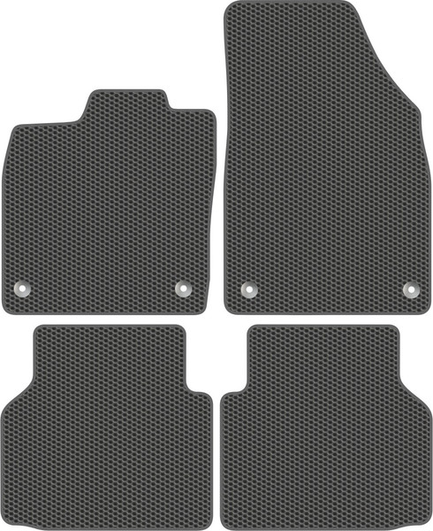 Изображение товара Комплект ковриков для авто Alicosta 2181_1_сер для Audi Q4 SportBack E-Tron I 2021-н.в. (EVA соты, серый)