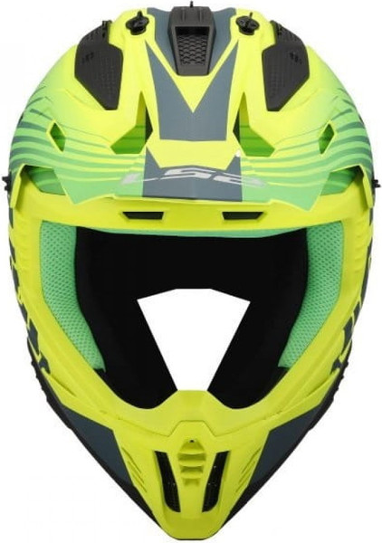 Изображение товара Мотошлем LS2 MX708 Fast II Duck (2XL, Green H-V Yellow)