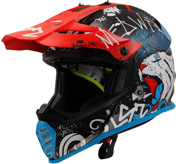 Изображение товара Мотошлем LS2 MX1299 (MX437) Fast II Mini Starmaw (L, черный)