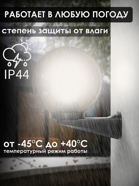 Изображение товара Бра уличное Дабер НБУ 01-60-20хДЧ (дымчатый)
