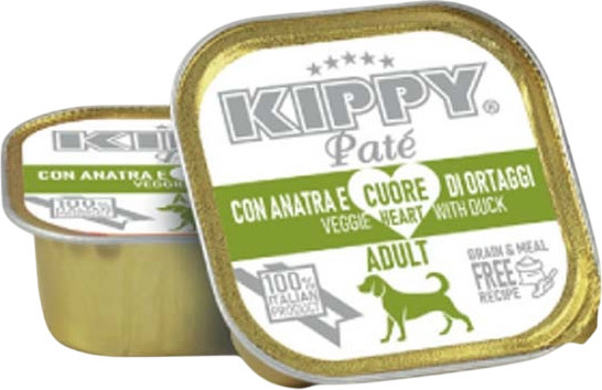 Изображение товара Влажный корм для собак Kippy Паштет с уткой и овощами (150г)