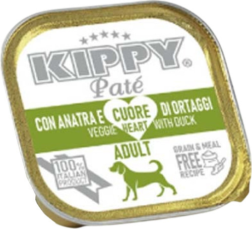 Изображение товара Влажный корм для собак Kippy Паштет с уткой и овощами (150г)
