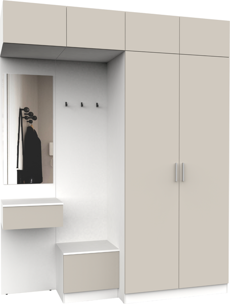 Изображение товара Секция в прихожую Интермебель Марсель-259 / МР 01-259 (кашемир)