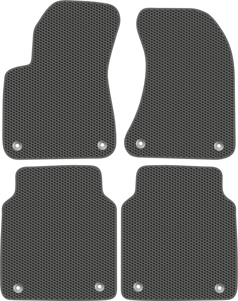 Изображение товара Комплект ковриков для авто Alicosta 2174_1_сер для Audi A8 III седан/D4 2009-2013 (EVA соты, серый)