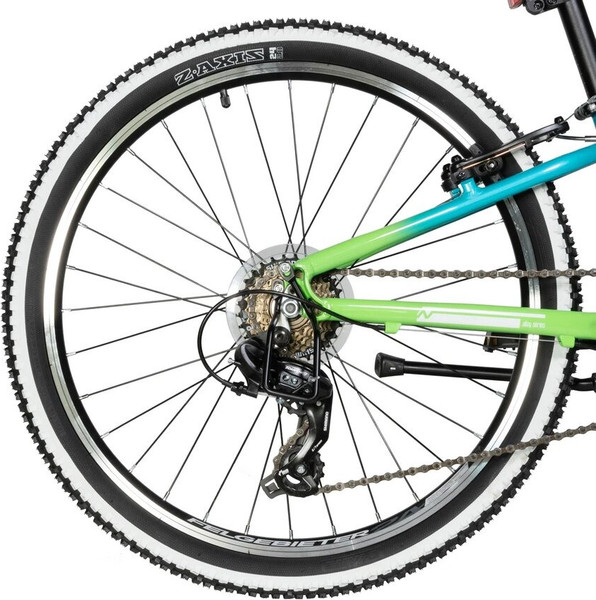 Изображение товара Велосипед Novatrack Katrina 24 / 24AHV.KATRINA.10GBL5 (салатовый/голубой)