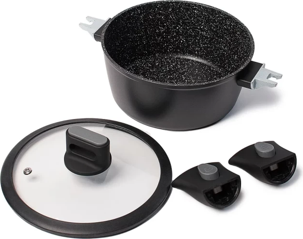 Изображение товара Кастрюля ЦУМ 1947 20x9 (с крышкой)