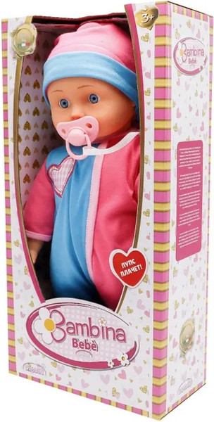 Изображение товара Пупс с аксессуарами Bambina Bebe BD1828