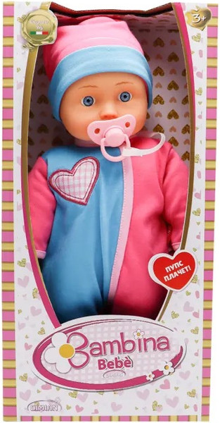 Изображение товара Пупс с аксессуарами Bambina Bebe BD1828