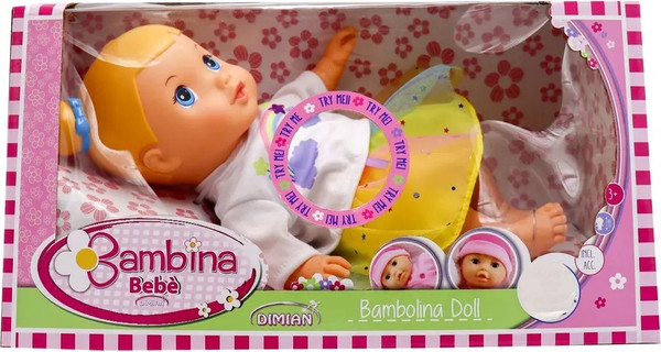 Изображение товара Кукла Bambina Bebe Волшебная. С блестящей прической в желтой юбке / BD1892-2