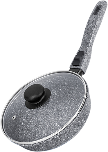 Изображение товара Сковорода Elan Gallery Гармония вкуса / 121169 (18см, серый мрамор)