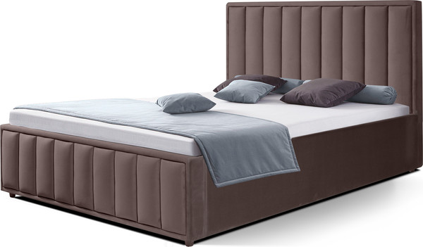 Изображение товара Двуспальная кровать ФорестДекоГрупп Стелла 2 160x200 без ПМ (Veluta Lux 36)