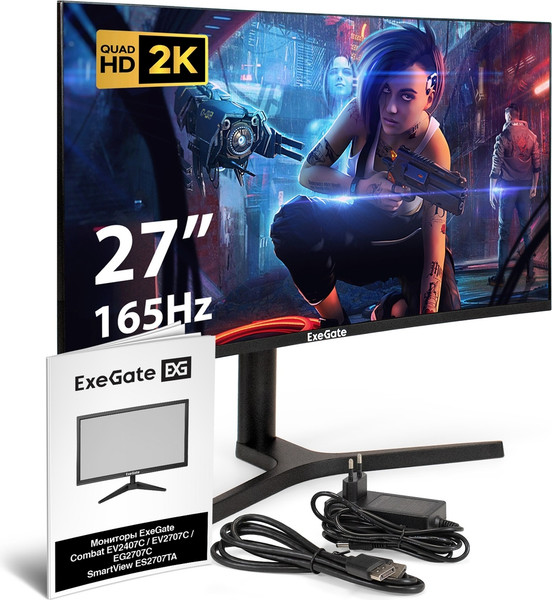 Изображение товара Монитор ExeGate Combat EC2700TA (EX297303RUS)