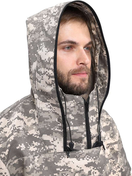 Изображение товара Костюм для охоты и рыбалки УРСУС Пртнцф с сеткой кмф Цифра светло-серый Грета / КОС285-К141 (р.52-54, 170-176)