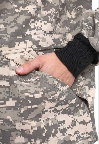 Изображение товара Костюм для охоты и рыбалки УРСУС Пртнцф с сеткой кмф Цифра светло-серый Грета / КОС285-К141 (р.52-54, 170-176)