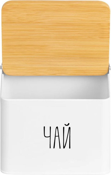 Изображение товара Емкость для хранения Elan Gallery Чай / 240616 (белый)