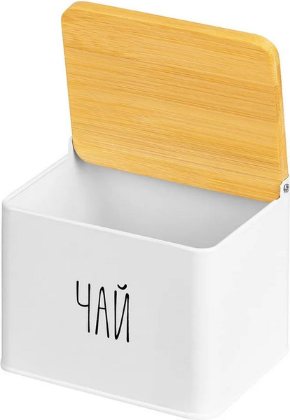 Изображение товара Емкость для хранения Elan Gallery Чай / 240616 (белый)